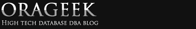 High Tech Oracle DBA Blog
